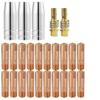 MB15AK MIG Welding Torch Consumables Kit - Contact Tips, Nozzles, Rods