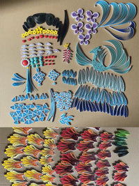 Chinese Opera Character Quilling Art Kit - "Guo Se Tian Xiang" Peony Fairy