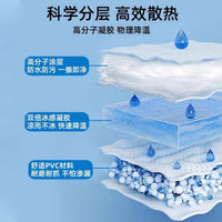 Pet Cooling Mat for Dogs and Cats, Scratch-Resistant Summer Ice Pad, Non-Slip Cooling Bed