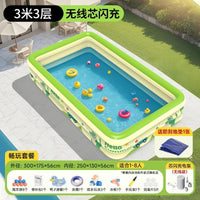 Inflatable Swimming Pool for Kids and Adults - Thickened Large Family Backyard Water Play