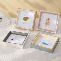 Elegant Square Photo Frame for Desk Display - 5, 6, 8, 10 Inch Art Decor