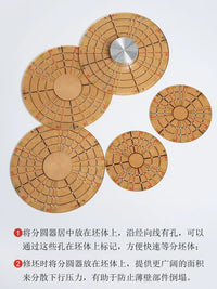 Pottery Clay Dividing Tool for Round and Continuous Patterns