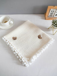 Embroidered Cotton Dust Cover for Appliances and Furniture