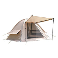Portable Family Camping Tent for Outdoor Park Beach, Large Space, Rainproof, Sun Protection