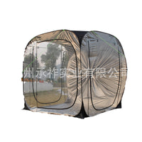 PVC Transparent Pop-Up Camping Tent for 2-4 People - Windproof Sunroom Shelter