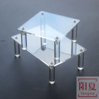 Multi-functional Single-Tier Acrylic Display Riser for Figures & Collectibles