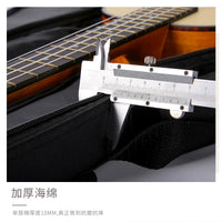 Ukulele Gig Bag 21/23/26 Inch, Padded Waterproof Single Shoulder Backpack for Small Guitars