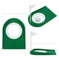 Golf Putting Practice Aid Set with Mirror, Putting Mat, and Alignment Balls