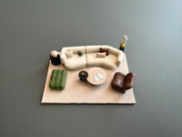 1/64 Scale Dollhouse Miniature Furniture & Decor for Dioramas and Photography Props