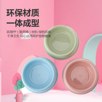 Easy-Clean Thickened Plastic Pet Bowl for Dogs and Cats