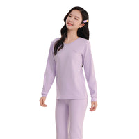 Girls' Thermal Underwear Set Cotton Long Johns for Teens and Students