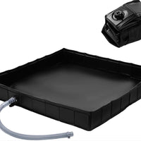 Portable PVC Shower Basin for Outdoor Camping and Travel