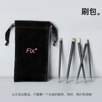 Fisgarfen 5-Piece Pony Hair Eyeshadow Brush Set for Eye Makeup