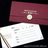 Business Invitation Card for Meetings, Corporate Events, Housewarming, Anniversaries