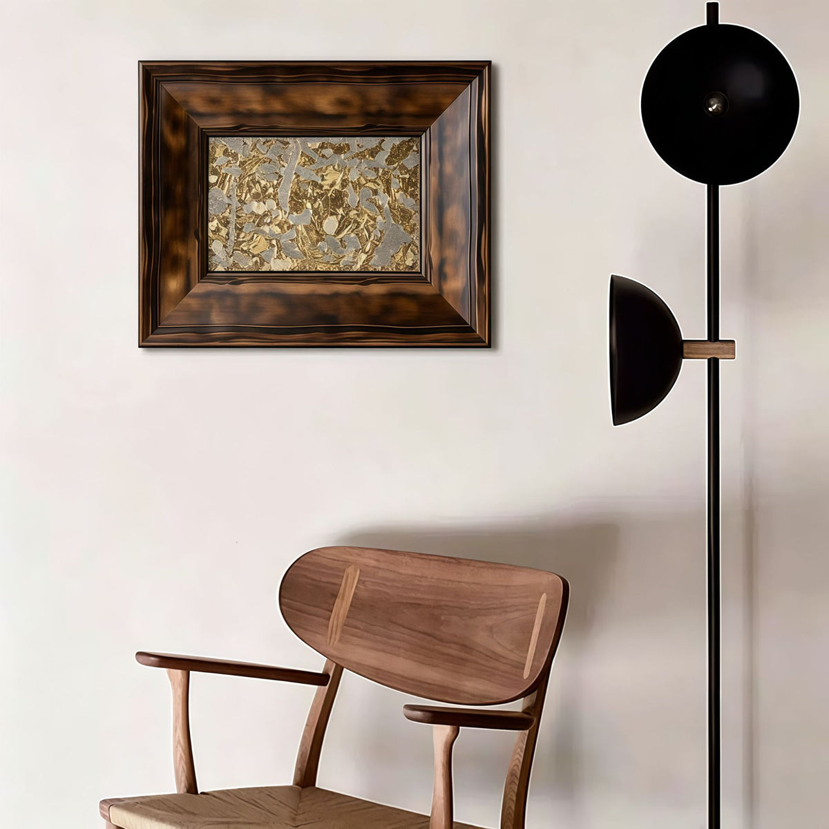 Mid-Century Modern Handcrafted Wall Art Decor for Entryway Living Room Study Bedroom