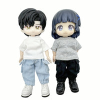 OB11 YMY BJD Doll Overalls with Pockets for 1/12 Scale Dolls