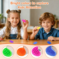 Sensory Fidget Silicone Texture Strips for Stress Relief
