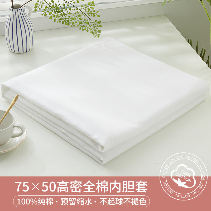 100% Cotton Duvet Cover for Comforters and Quilts, Soft Breathable Quilt Insert Protector