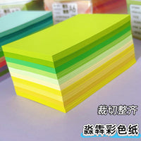 M5/A7 Colorful Loose Leaf Paper for Planners and Notebooks, Unpunched Memo Sheets