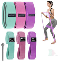 Long Yoga Resistance Bands Set with Door Anchor for Strength Training and Stretching