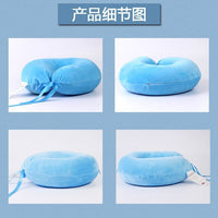 RoyalSunso Latex U-Shaped Neck Pillow for Office Naps and Travel