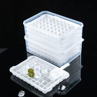 Large Capacity Ice Cube Tray with Storage Box for Home and Commercial Use