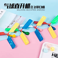 Balloon Helicopter Toy for Kids, Propeller Powered Mini Aircraft, Educational Science Experiment Gift