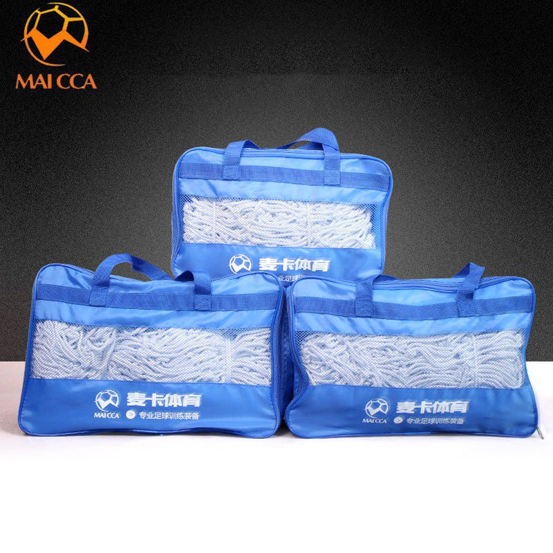 Thickened Polyester Soccer Goal Net for 5/7/11-Player Games, Training, and Leisure, Portable