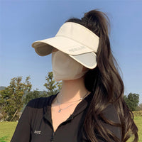UV Protection Cycling Sun Visor with Retractable Wide Brim