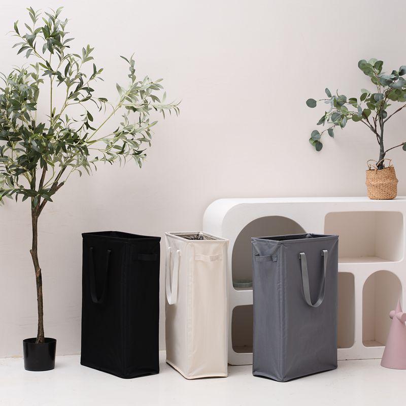 Foldable Oxford Fabric Laundry Hamper with Handles, Storage Basket for Yoga Mats and Clothes