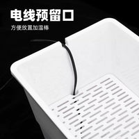 Turtle Incubation and Rearing Box with Sediment Plate and Lid for Hatching and Isolation