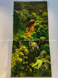 Artificial Preserved Moss Wall Decor for Indoor Vertical Greenery Backgrounds