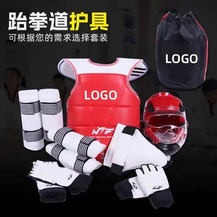 Taekwondo Protective Gear Set for Training and Competition - Thickened 6/8 Piece Set