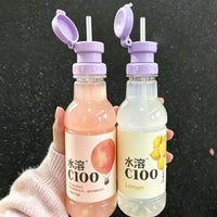 Portable Anti-Choke Mineral Water Bottle Straw Cap with 3-in-1 Converter for Wide Mouth Bottles