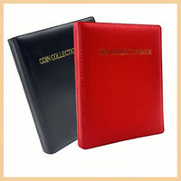 Coin Collection Album with Mixed Pockets for 270 Coins