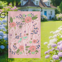 Amazon TEMU Wedding Season Garden Flag Yard Outdoor Wedding Festival Decoration Linen Double-Sided Printed Banner