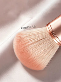 Portable Mini Makeup Brush Set - 4-in-1/5-in-1 Blush, Eyeshadow, Lip, Concealer Brushes with Soft Synthetic Bristles