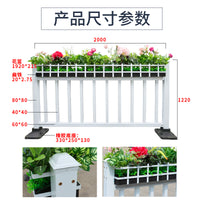 Urban Road Landscape Flower Box Guardrail Zinc Steel Safety Fence for Traffic Isolation