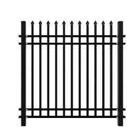 Powder-Coated Steel Garden Fence Panel for Yard and Outdoor Security