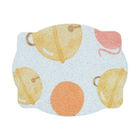 Cat Ear Shaped PVC Cat Litter Mat - Non-Slip, Splash-Proof, Breathable & Scratch-Resistant Pet Mat