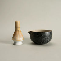 Ceramic Matcha Whisk Holder and Bowl Set