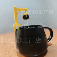 Creative Tea Bag Holder for Home and Office, Portable Plastic Craft