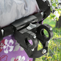 Foldable Aluminum Alloy Bicycle Basket with Quick Release Mount for Mountain Bikes
