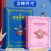 A3 A4 A5 Certificate Display Book with Wall Mount, Waterproof PP, 40-120 Pockets for Awards, Artwork, Documents