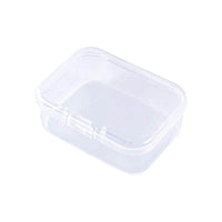 DIY Bead Storage Box with Small Compartments, Portable Transparent Plastic Organizer for Craft Parts