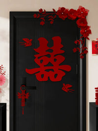 Wedding Room Door Decoration Set for Newlyweds, Hotel Room Ambiance Decor, 2026 New Style