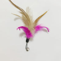 Feather Cat Wand Toy Refill Heads for Interactive Pet Play