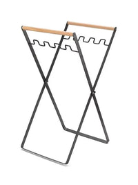 Portable Folding Outdoor Camping Trash Bag Holder Stand for BBQ and Picnic