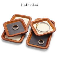 Solid Wood Jewelry Display Tray for Bracelets Necklaces Rings and Collectibles