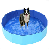 Foldable Pet Swimming Pool and Bath Tub for Dogs